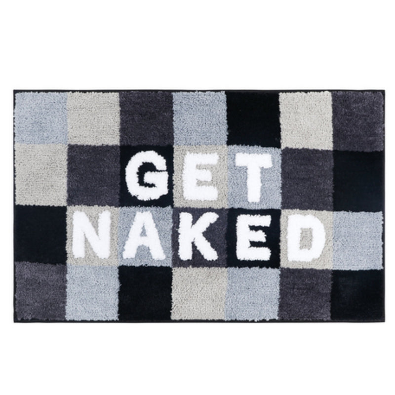 "Get Naked" Funny Bathroom Mat