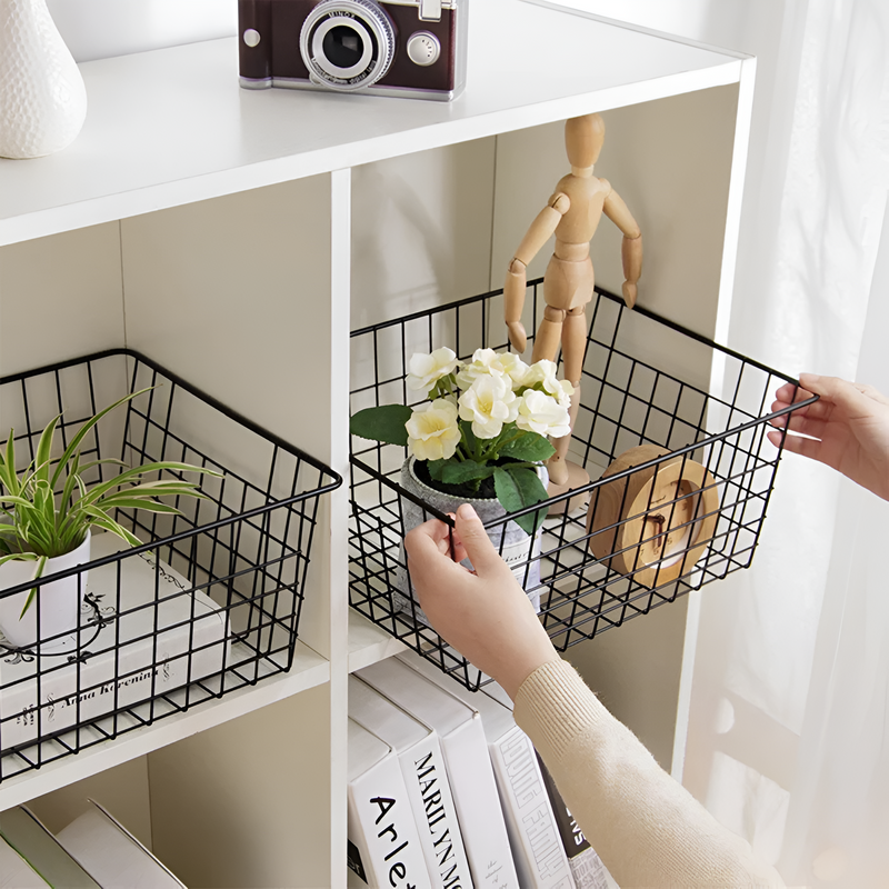 Sleek Wire Organiser Storage Basket