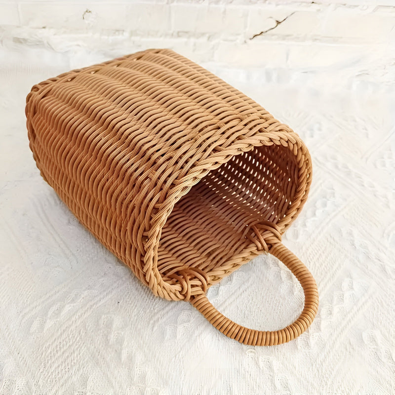 Willow Rattan Woven Storage Basket