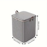 Houndstooth Collapsible Storage Box