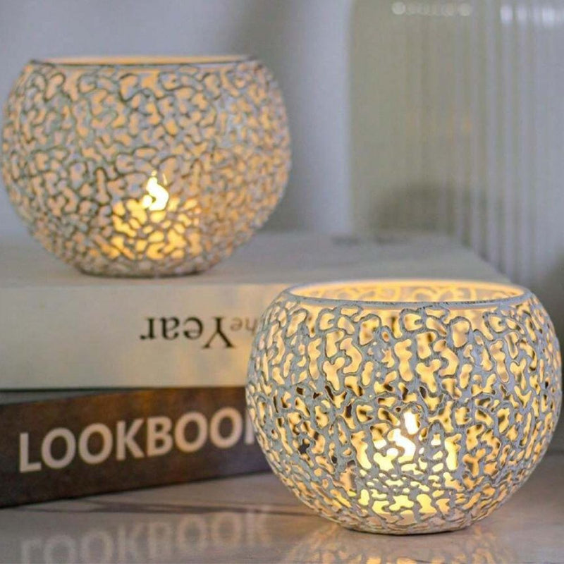 Glow Sphere Candle Holder