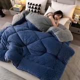 Dual-Sided Soft Quilted Blanket