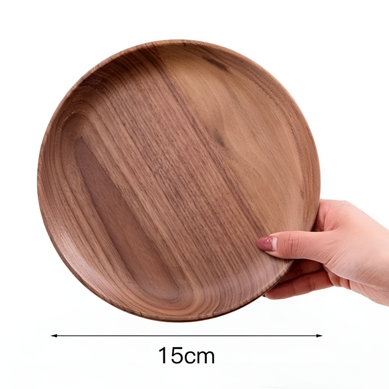 Handcrafted Walnut Wood Plate