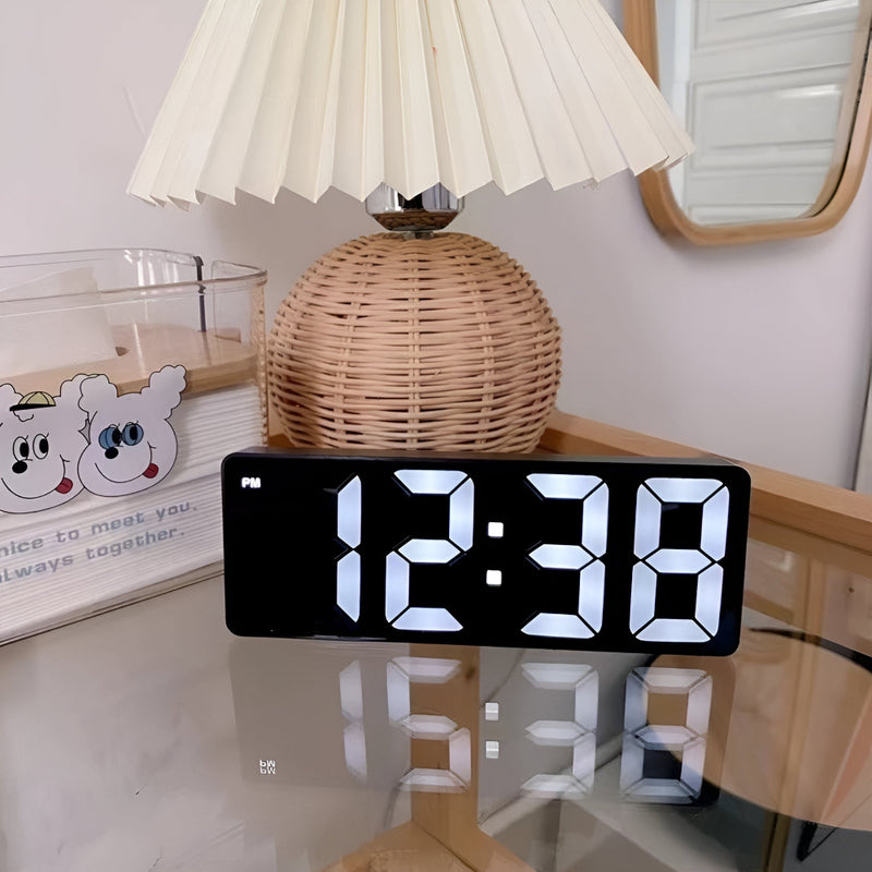 Digital LED Mirror Alarm Clock