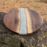 Artisan Epoxy Round Wood Chopping Board