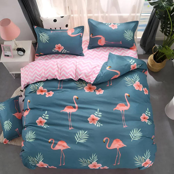 Flamingo Oasis | 3pcs Quilt Cover Set