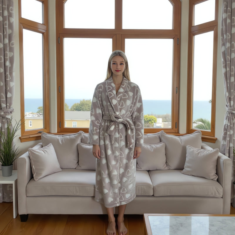 Plush Fleece Bathrobe