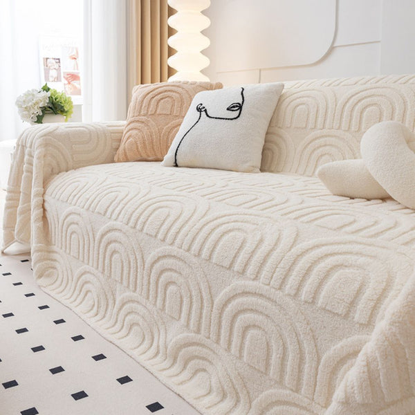 Celestial Plush Couch Cover