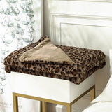 Wild Elegance Leopard Print Blanket