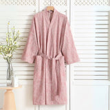 Featherlight Jacquard Cotton Bath Robe