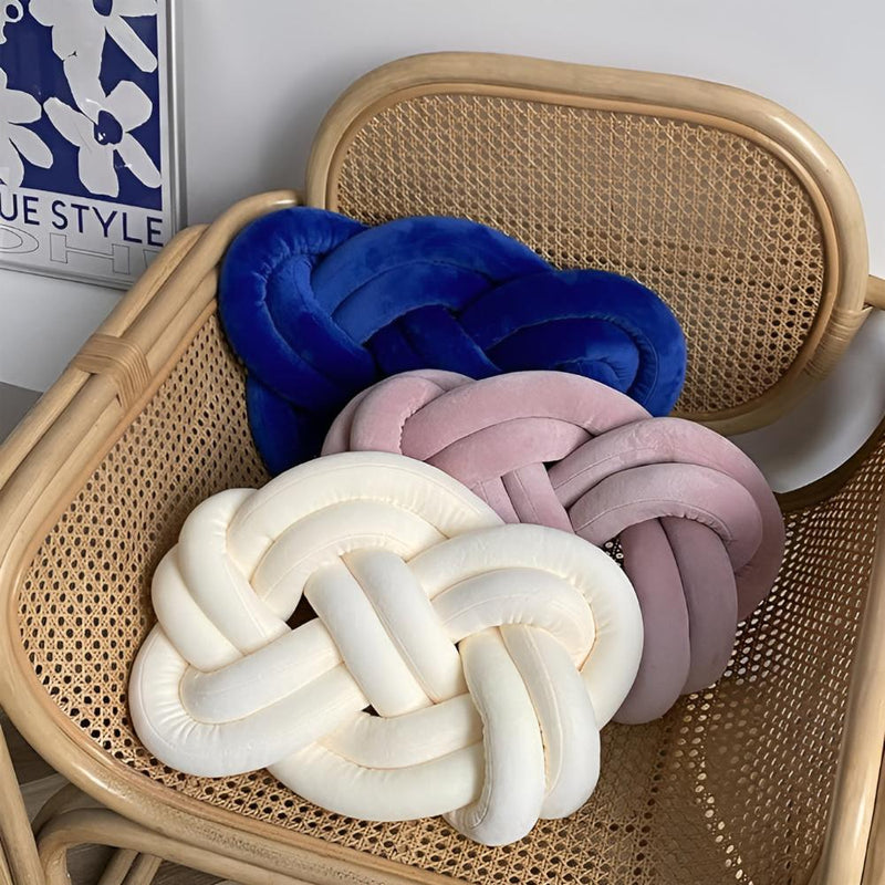 Braided Plush Cushion