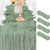 Cheesecloth Flowy Table Runner | 10 Pcs Set