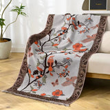 Countryside Charm Bird Cotton Towel