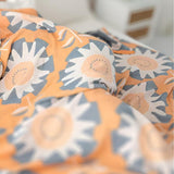 Windmill Flower Patterns Cotton Blanket