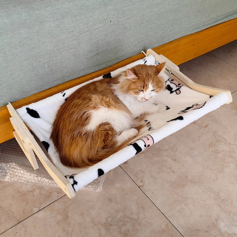Wooden Frame Cat Hanging Bed Casa & Beyond