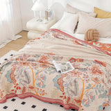 Vineyard Blossom Reversible Cotton Blanket