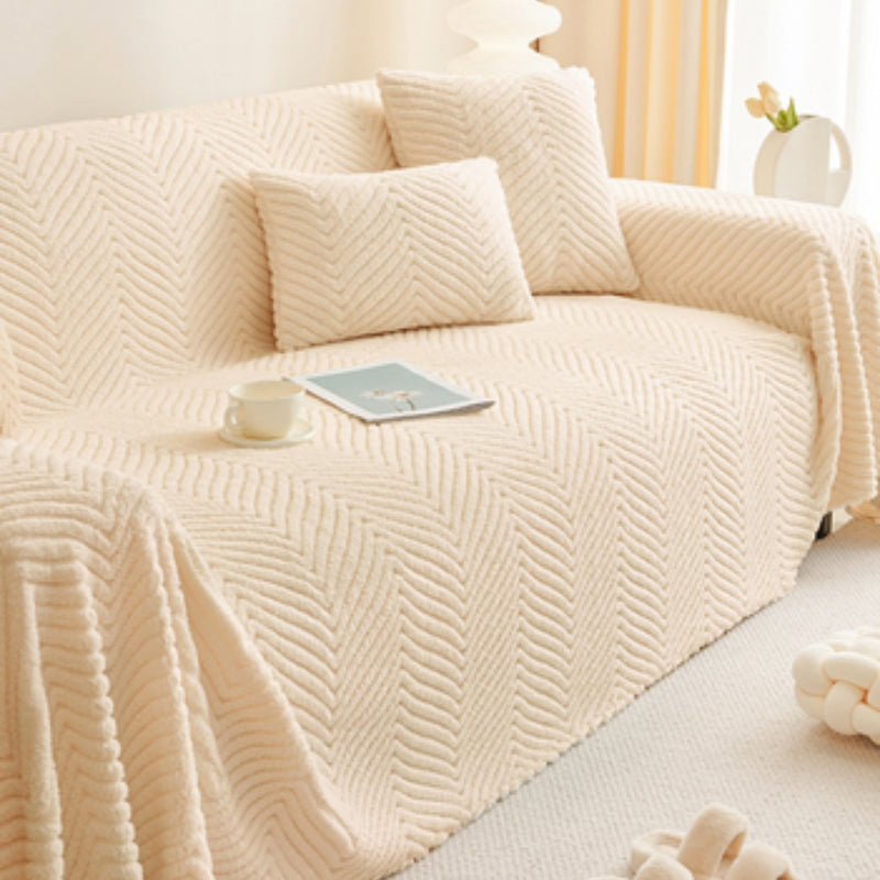 Chenille Plush Sofa Cover