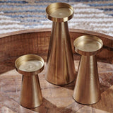 Elegant Brass Candle Holders