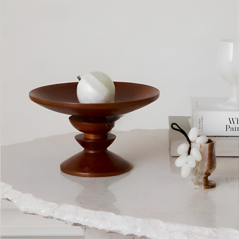 Rustic Elegance Pedestal Tray