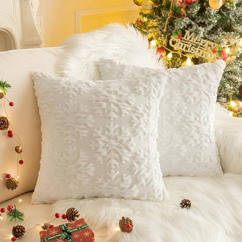 Snowflake Bliss Cushion Covers