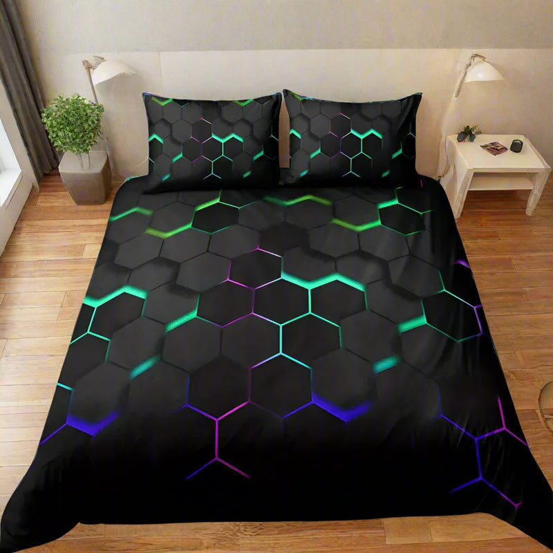 Prisma Hive | 3pcs Quilt Cover Set