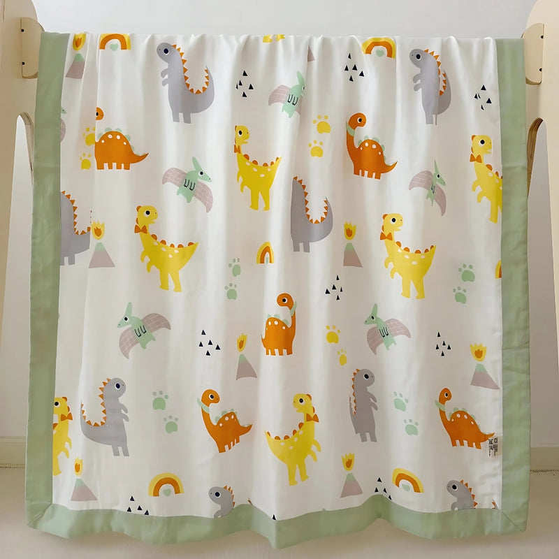 Dino Bamboo Fiber Children's Blanket