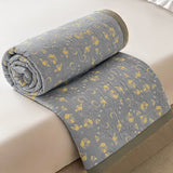 Meadow Mist Reversible Cotton Blanket