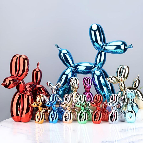 Balloon Dog Resin Sculpture