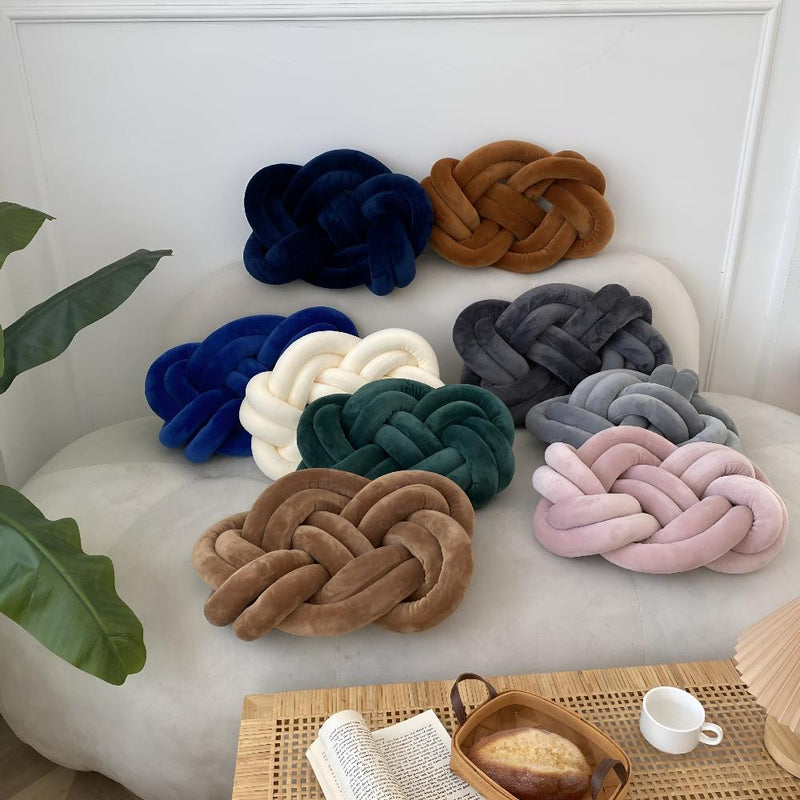 Braided Plush Cushion