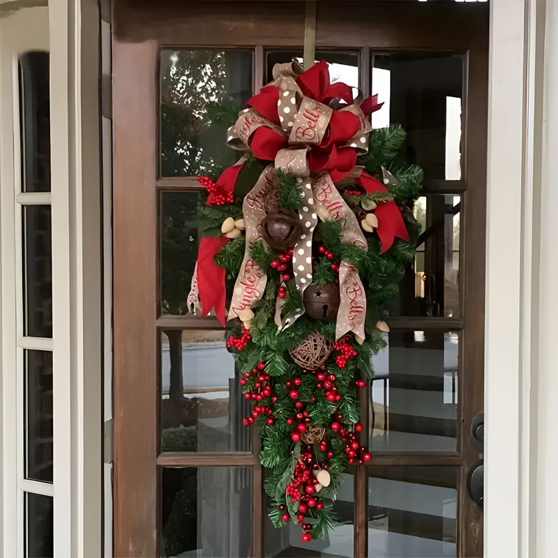 Holiday Door Christmas Wreath