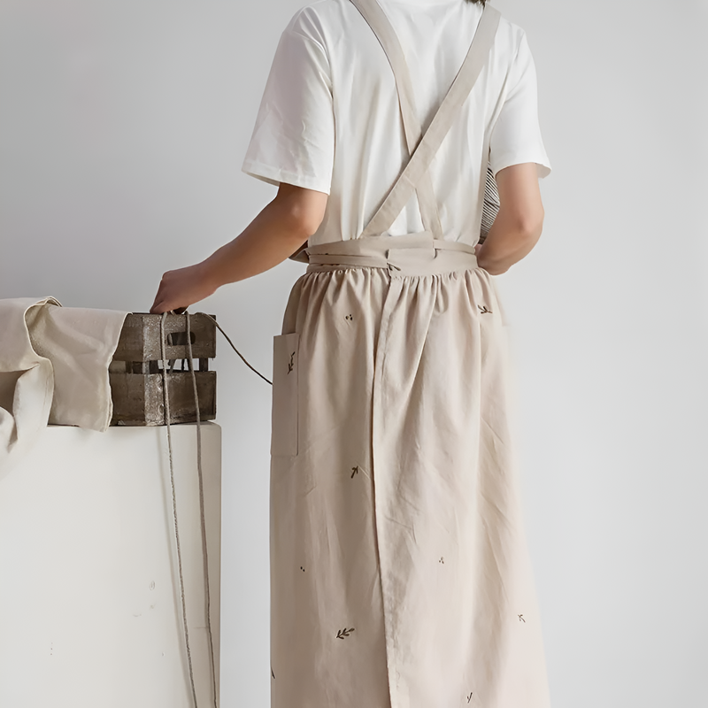 Minimalist Cross-Strap Apron