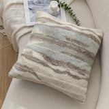 Marble Inspired Plush Cushion Cover