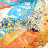 Underwater Coral Cotton Blanket