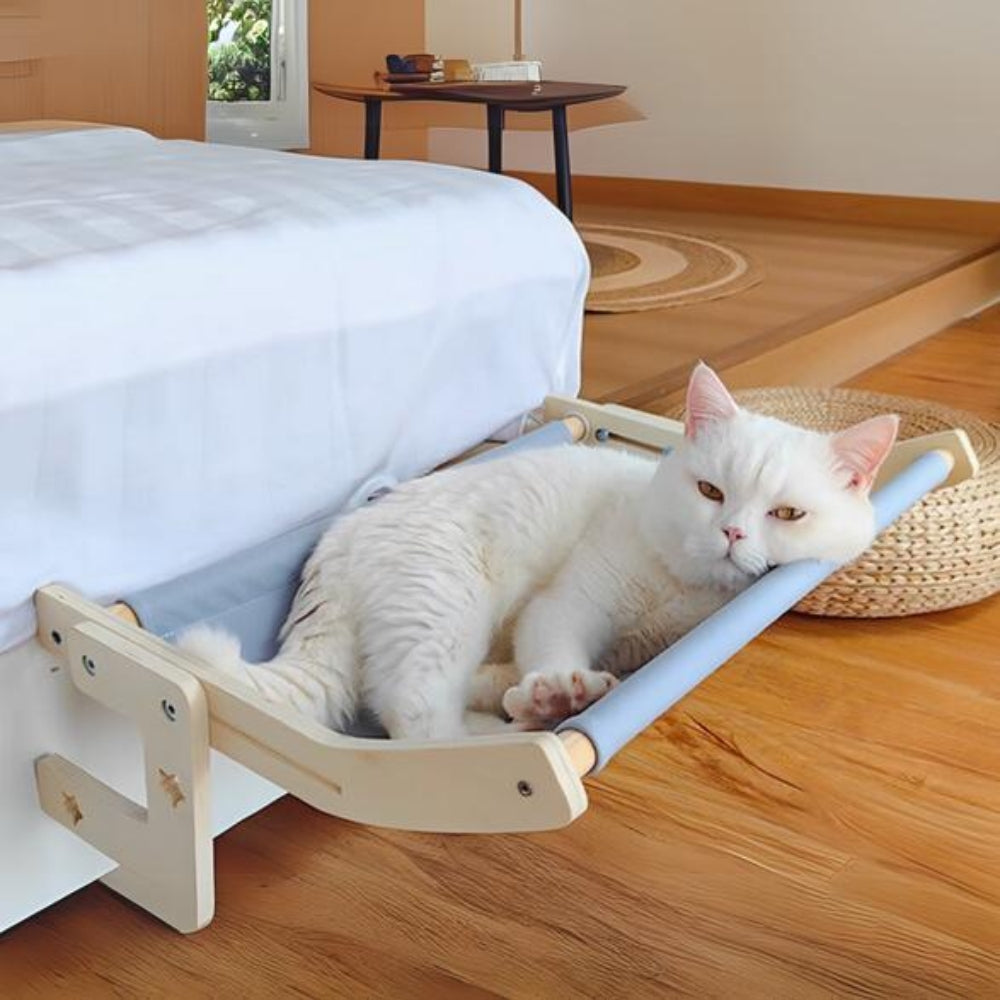 Wooden Frame Cat Hanging Bed Casa & Beyond