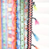 Colourful Tassel Curtain Light Filtering Drapes