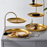 Elegant Gold Storage Organiser Stand