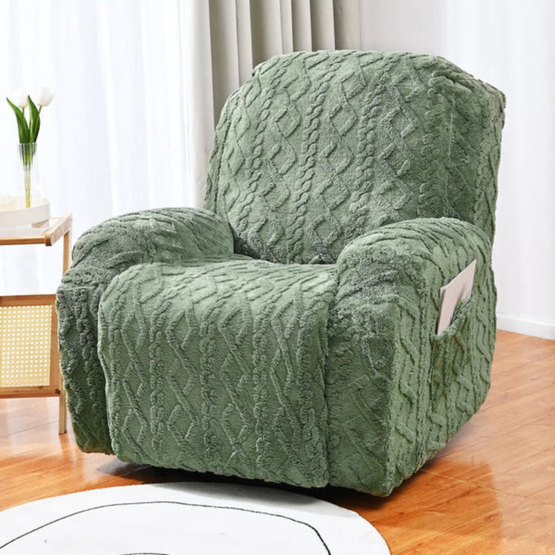 Sage green recliner cover sale