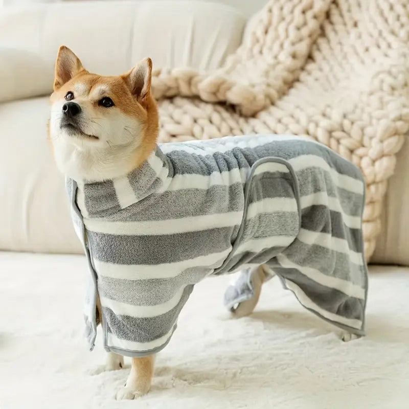 Gentle Touch Dog Drying Towel Robe