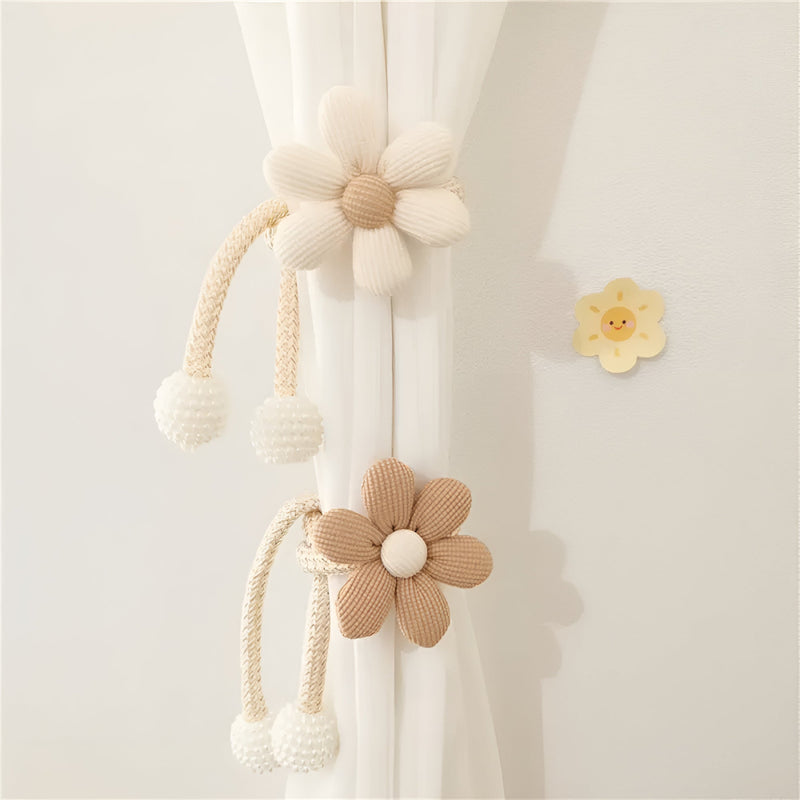 Whimsical Flower Curtain Tie Back