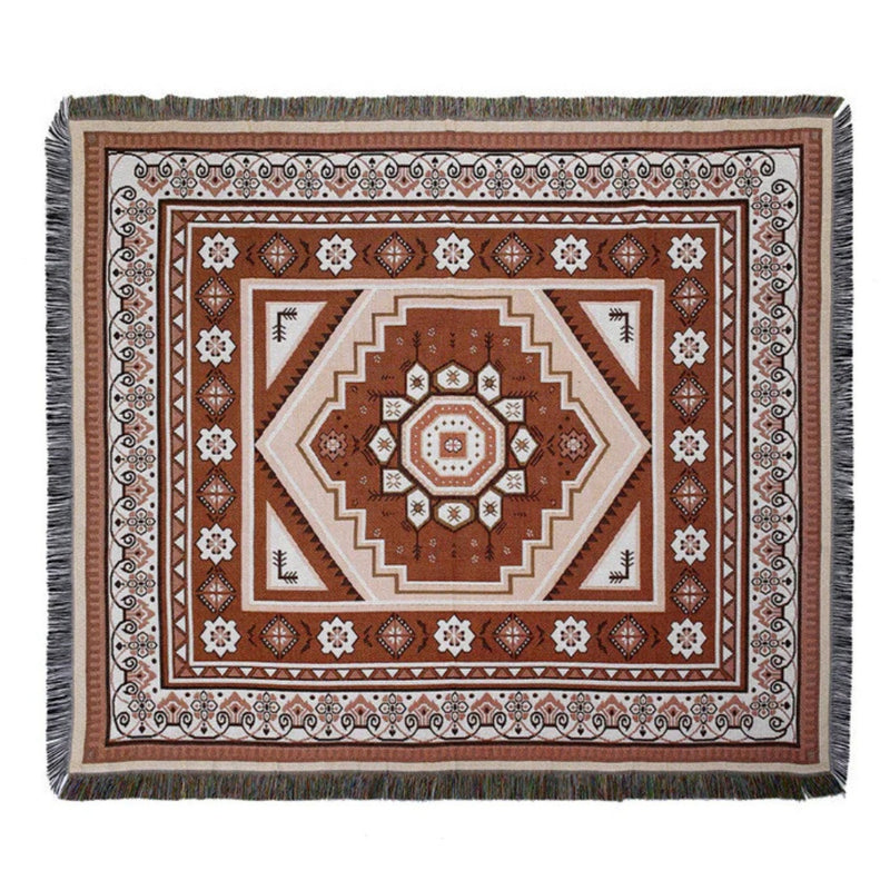 Bohemian Desert Mirage Throw Blanket