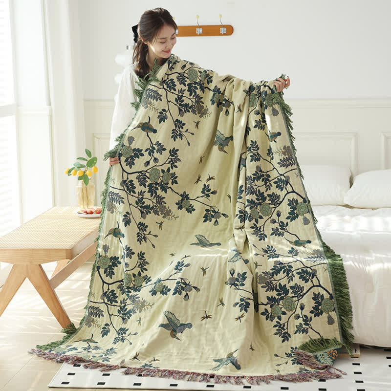 Ornate Multi-Layer Cotton Blanket