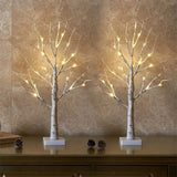 Enchanted Birch Lighted Tree Decor