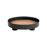 Modern Round Wooden Barbara Tray