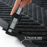 Chevron Ridges Non-Slip Door Mat