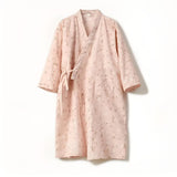 Women's Floral Pattern Cotton Bathrobe