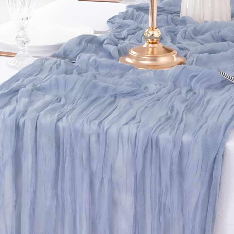 Cheesecloth Flowy Table Runner | 10 Pcs Set