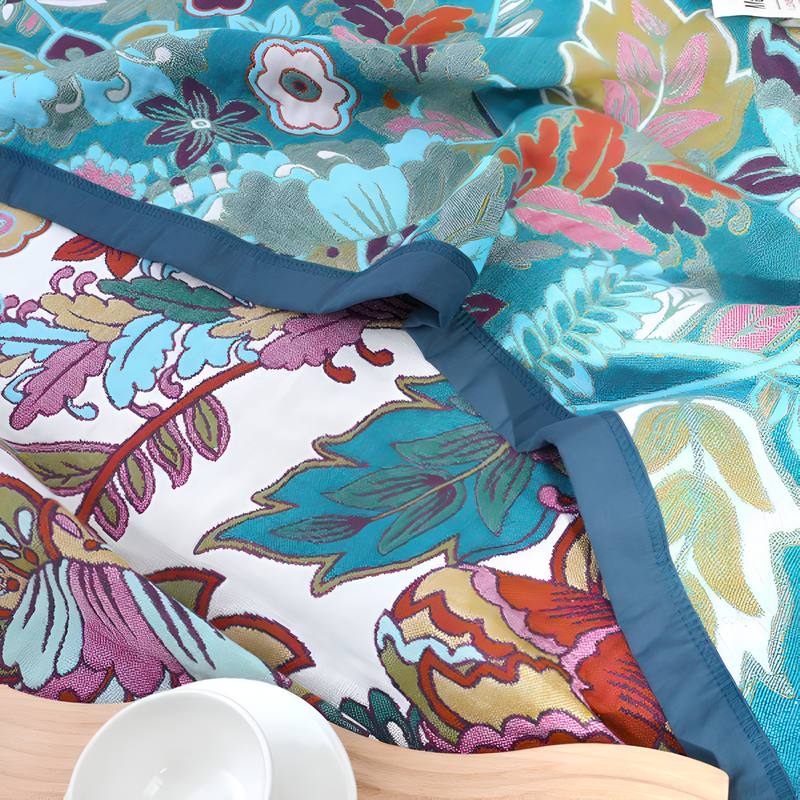 Floral Serenity Reversible Blanket