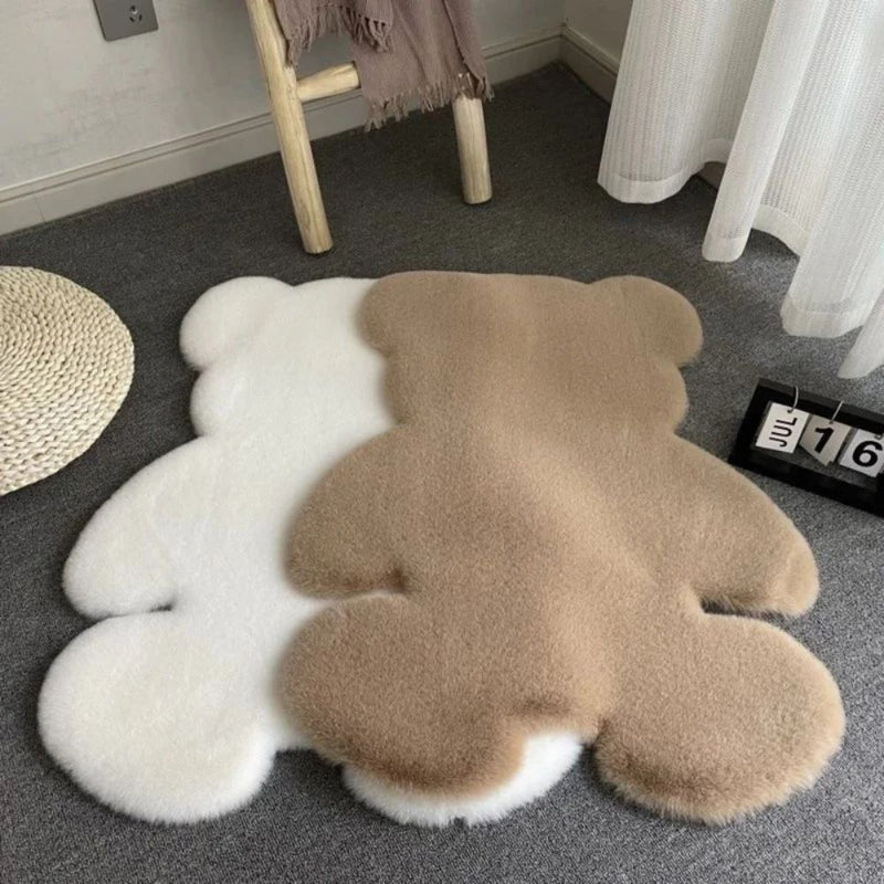 Fluffy Charm Teddy Bear Rug