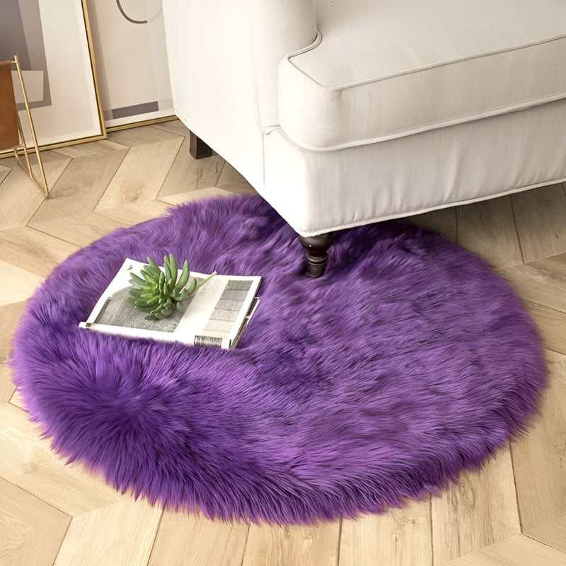 Round Cloud Soft Plush Rug