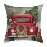 Christmas Cardinal Cushion Cover